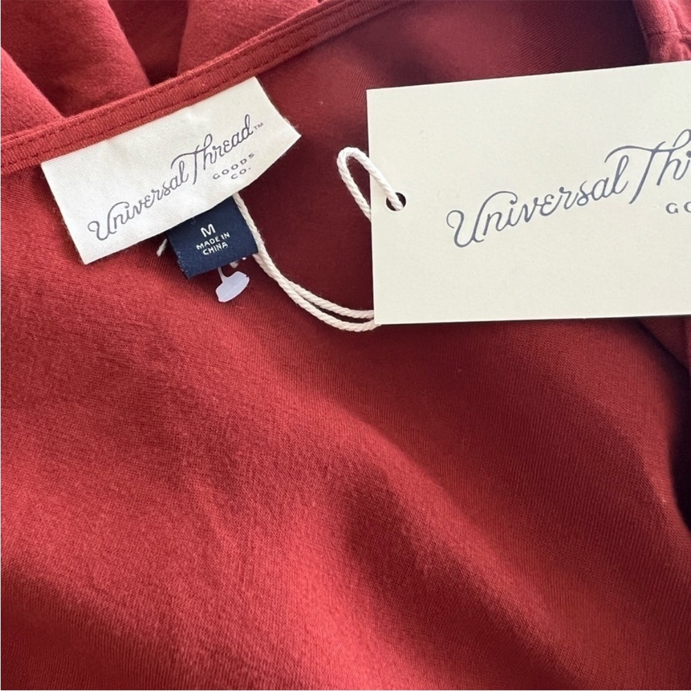 Nwt Universal Thread Medium Orange Button Front B… - image 5